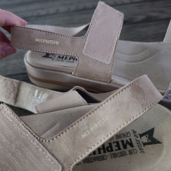 Mephisto Dominica Sandal, 39EU, ~9US, Light Sand - Picture 11 of 13